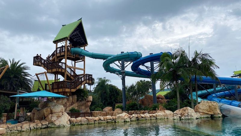 Toboágua Reef Plunge no Aquatica em Orlando