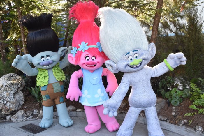 Trolls na DreamWorks Destination no Universal Studios em Orlando