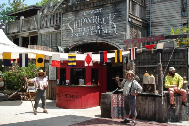 Entrada do Museu do Tesouro do Naufrágio em Key West