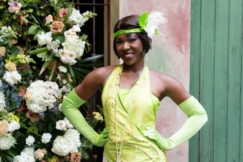 Personagem Tiana no Magic Kingdom da Disney Orlando