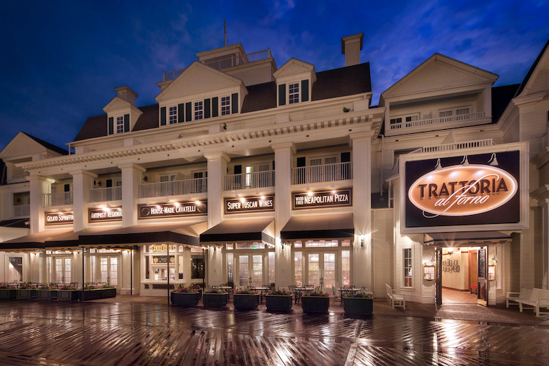 Restaurante Trattoria al Forno na Disney em Orlando