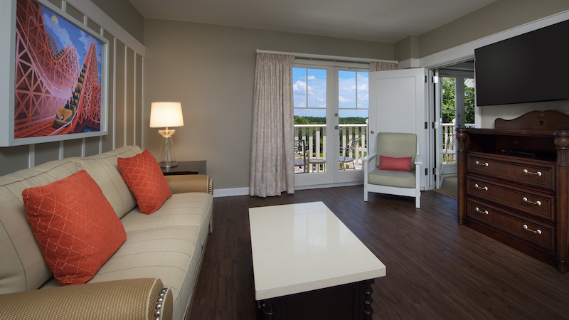 Sala de Villas no Disney's BoardWalk Villas em Orlando