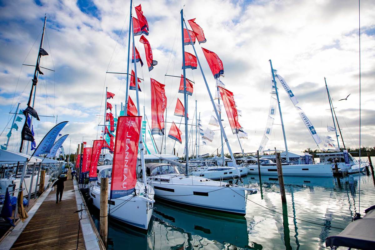 Exposição no Miami International Boat Show