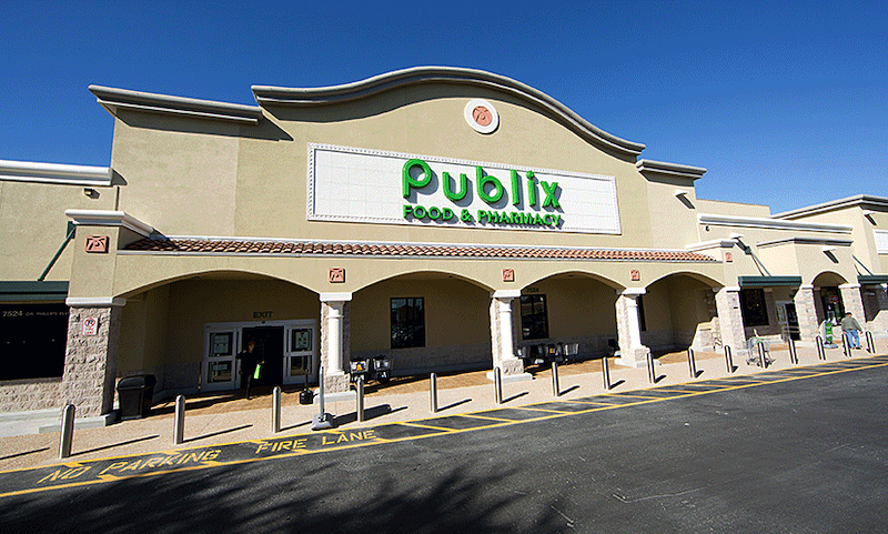 Fachada do supermercado Publix em Orlando