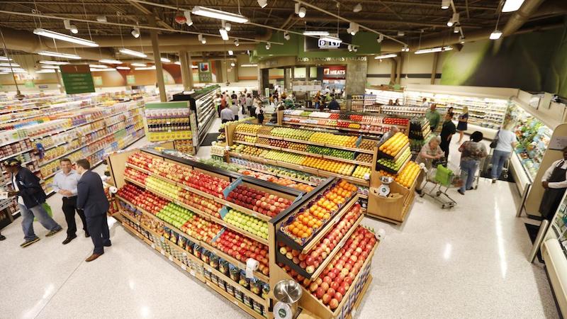 Interior do supermercado Publix em Orlando