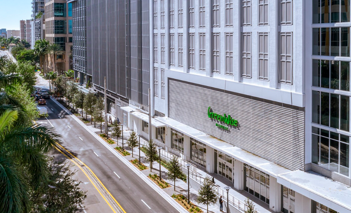 Vista do Publix GreenWise Market em Fort Lauderdale na Flórida