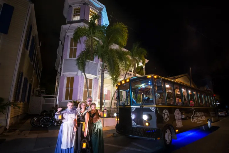 Fantasmas no trólebus em Key West