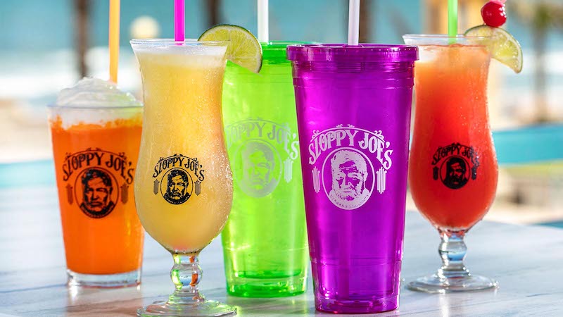 Bebidas no restaurante e bar Sloppy Joe’s em Orlando