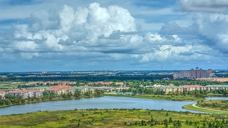 Paisagem da cidade de Orlando