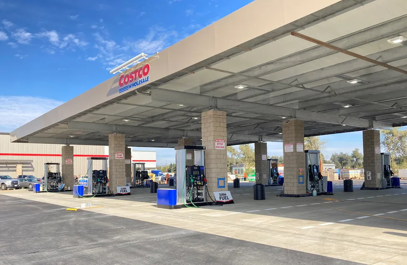 Posto de gasolina do Costco em Orlando