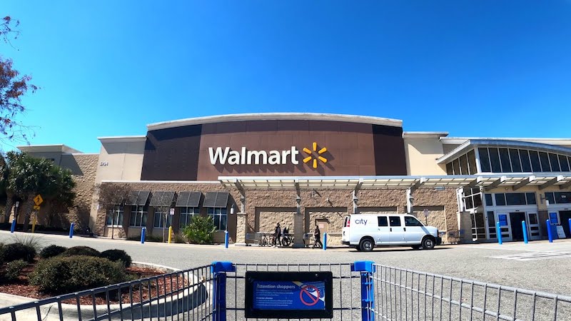 Carrinho de compras no Walmart em Orlando