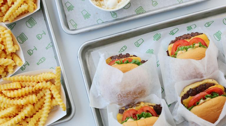 Comida do Shake Shack em Orlando